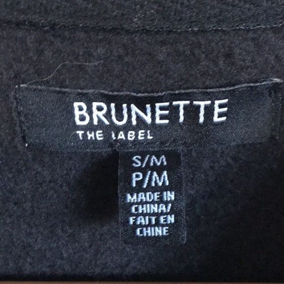 BRUNETTE the Label "SLEIGH ALL DAY" Classic Crew Neck Sweatshirt Gold Glitter - Picture 9 of 10